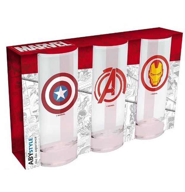 Sada sklenic Marvel (3 ks) - nov - 369 K