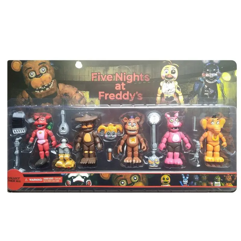 FNAF Five Nights at Freddys - Sada 6ks Figurek - 499 K