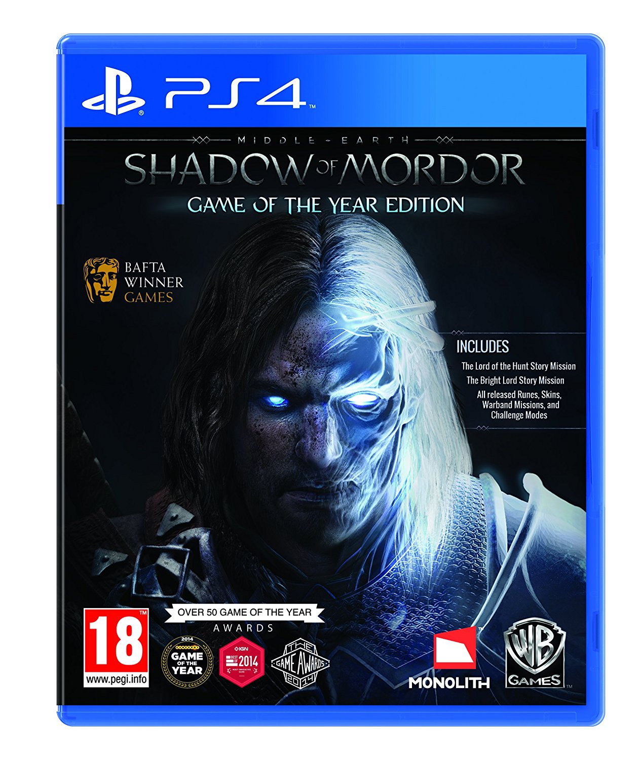 Middle-Earth Shadow of Mordor GOTY (nov,  PS4) - 499 K