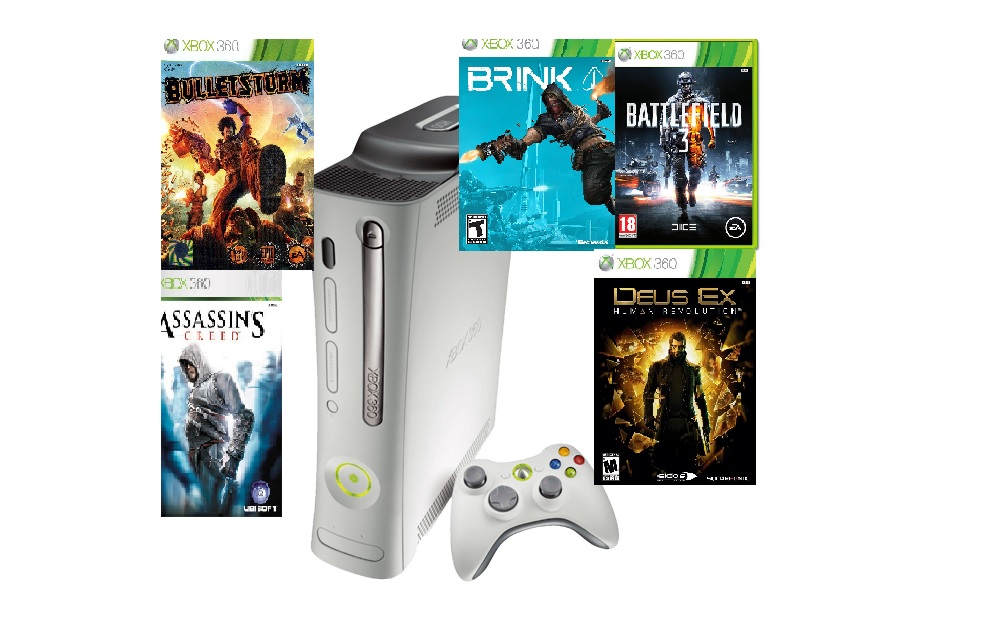 Microsoft Xbox 360 arcade 60GB  + 5 her(bazar) - 3834 K