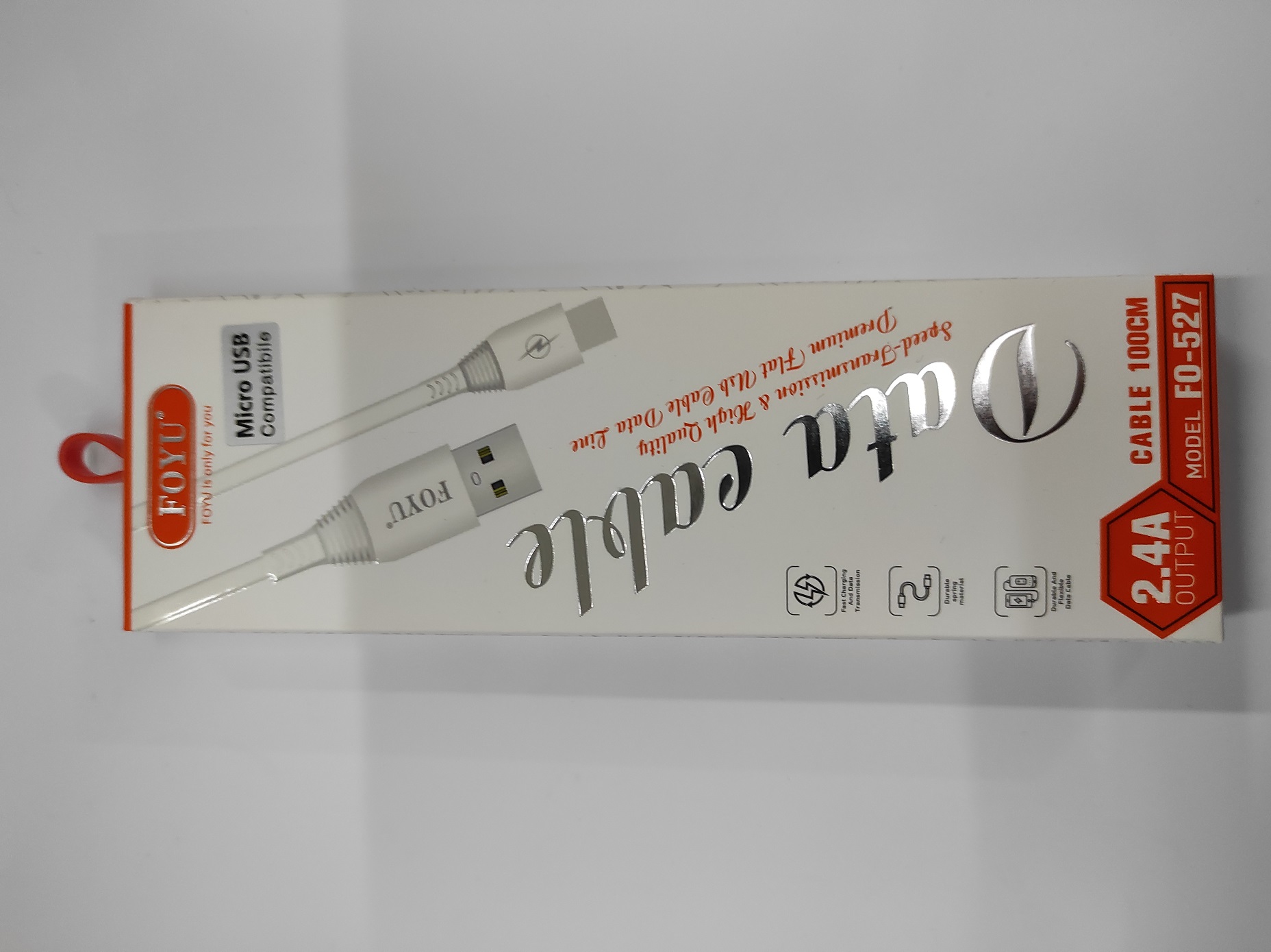 USB napjec/datov kabel 100cm 2,4A - MicroUSB - 99 K
