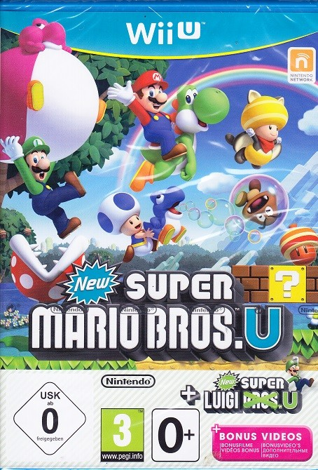 New Super Mario Bros. U + New Super Luigi U (WII U, bazar) - 899 K