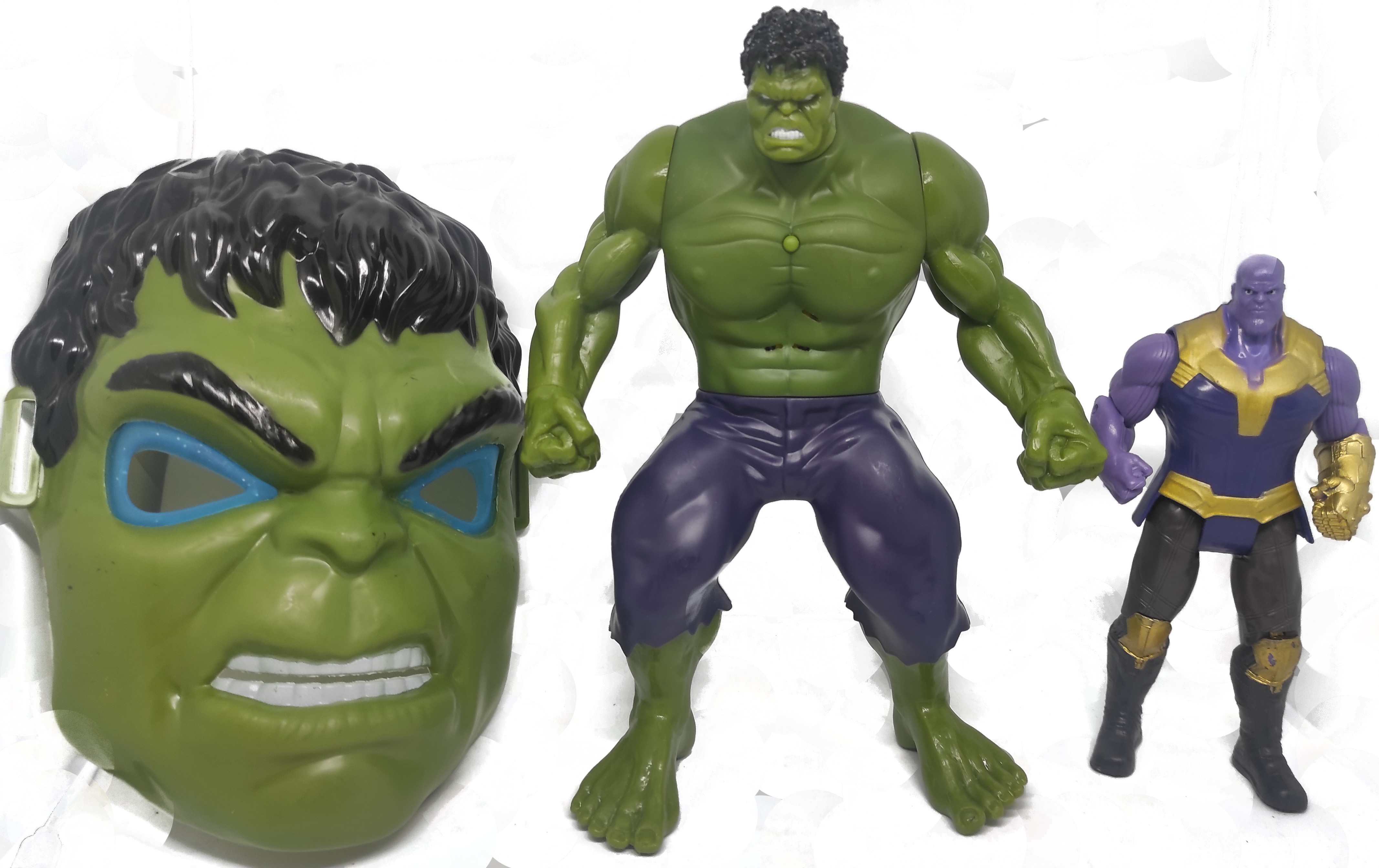 Sada 2KS Figurek + Maska Marvel Hulk - Hulk 23cm , Thanos 16cm (nov) - 499 K