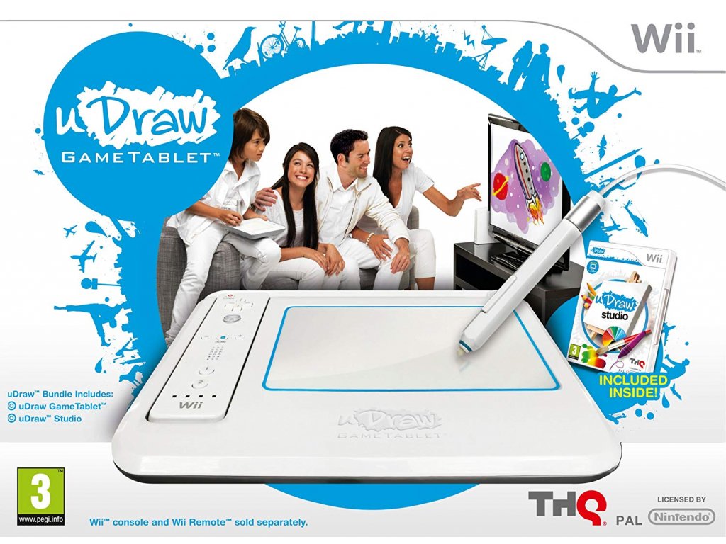 UDRAW TABLET + HRA UDRAW STUDIO (WII,bazar) - 599 K