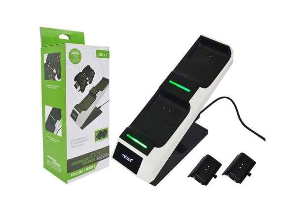 Vertikln nabjec stanice MIMD SND-461 pro 2 gamepady Xbox Series X + 2x baterie 900mAh (XSX) - 499 K