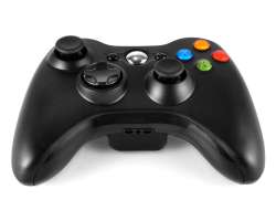 XBOX 360 Gamepad, ovlada bezdrtov - ern (nov) - 749 K