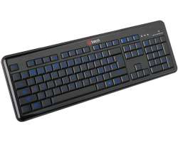 Kl�vesnice C-TECH OBK-04, mod�e podsv�cen� (nov�) - 529 K�