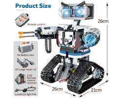 RC Robot na dlkov ovldn k sestaven - stavebnice 611+ dlk (nov) - 1699 K