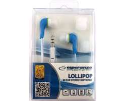 Esperanza EH146B LOLLIPOP Stereo sluchtka do u, modr (nov) - 80 K