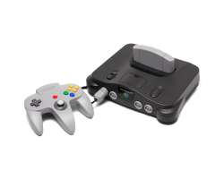 Nintendo 64 Konzole , Black  (bazar) - 1999 K
