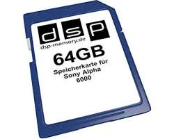 Paměťová karta DSP s pamětí 64 GB pro Sony Alpha 6000 - nová - 299 Kč