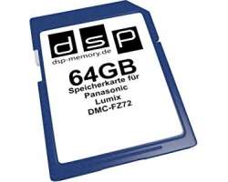 Paměťová karta DSP s pamětí 64 GB pro Panasonic Lumix DMC-FZ72 - nová - 299 Kč