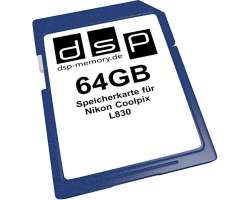 Paměťová karta DSP s pamětí 64 GB pro Nikon Coolpix- nová - 299 Kč