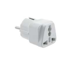 Cestovn adapter, redukce do zsuvky z UK/AU/US na EU (CZ) - 47 K