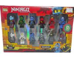 Sada 12ks Figurek - Ninjago  4,5cm(nov)  - 299 K