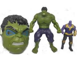 Sada 2KS Figurek + Maska Marvel Hulk - Hulk 23cm , Thanos 16cm (nov) - 499 K