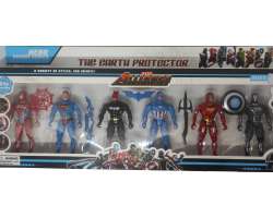 Sada 6ks Figurek -  Spiderman ,Spiderman Miles Morales, Superman ,Batman , Kapitn Amerika , Iron Man(nov)  - 299 K